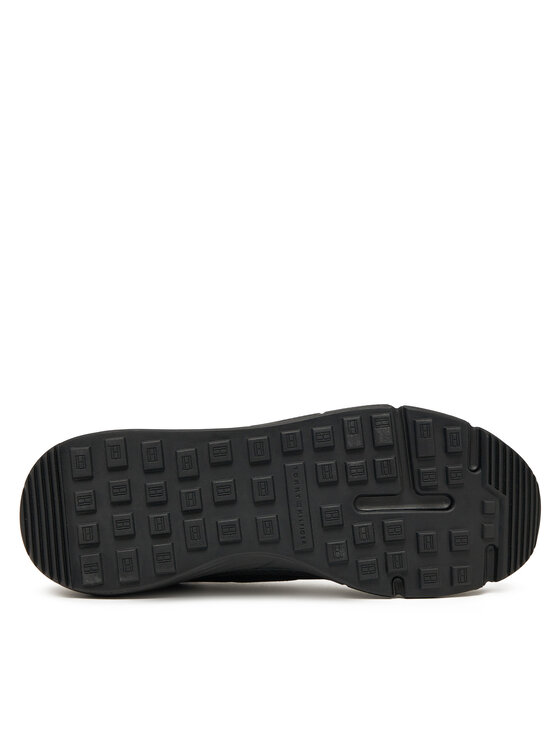 Tommy Hilfiger Tommy Hilfiger Laisvalaikio batai Lightweight Modern Knit Runner FM0FM05326 Juoda