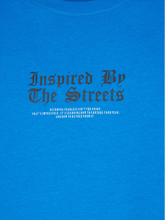 Redefined Rebel Redefined Rebel T-Shirt Rafael 221165GOTS Niebieski Regular Fit