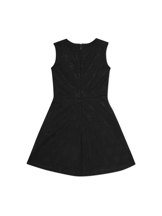 PHILIPP PLEIN PHILIPP PLEIN Sukienka codzienna 19729 Czarny Comfortable Fit