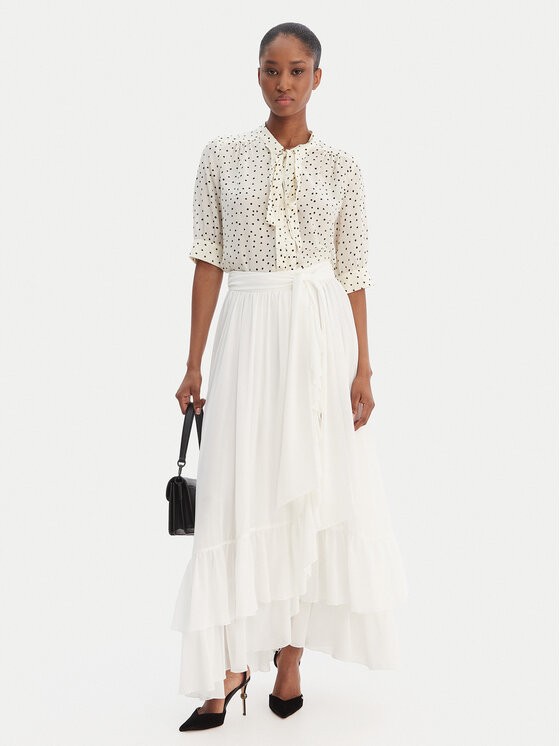 Bardot Bardot Maxi szoknya Mirella 60042SB Fehér Regular Fit