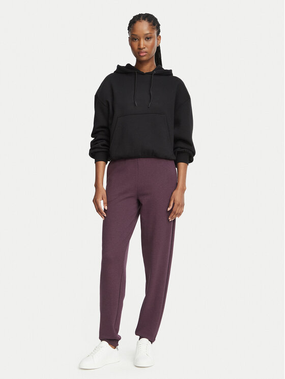 BOSS BOSS Sportinės kelnės Cp Stripe 50524759 Violetinė Regular Fit