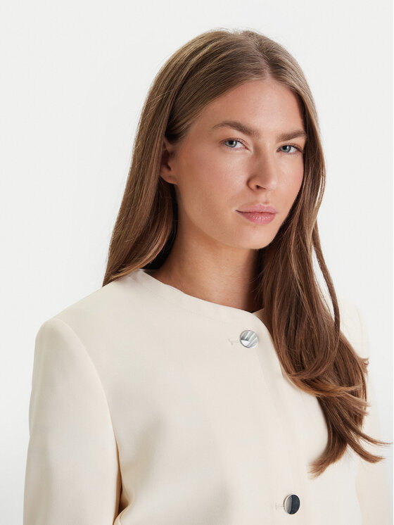 Calvin Klein Calvin Klein Pintsak Lux Crepe Lady LV044F418G Kollane Regular Fit