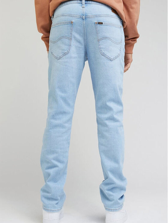 Lee Lee Jeansy DAREN ZIP FLY Niebieski Straight Fit