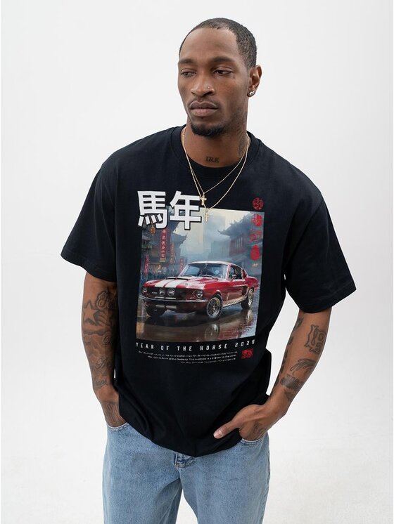 Jigga Wear Jigga Wear T-Shirt 131523 Czarny Oversize