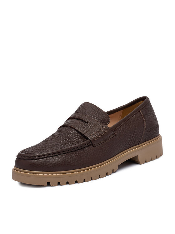 Guess Jeans Guess Jeans Loafersy EO-FOX-04 MI08 Brązowy