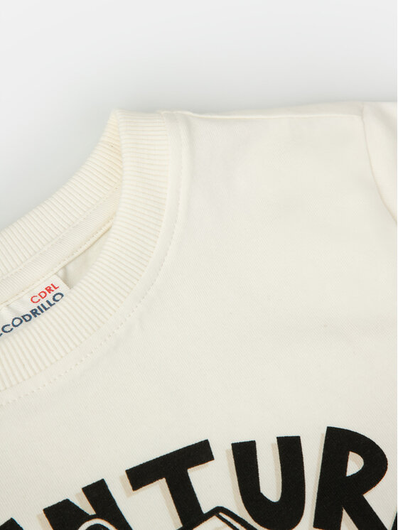 Coccodrillo Coccodrillo Marškinėliai WC4143202NAK Écru Regular Fit