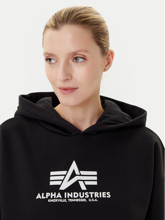 Alpha Industries Alpha Industries Μπλούζα Basic 258040 Μαύρο Regular Fit