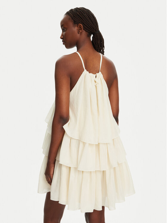 Eleh Eleh Rochie cocktail ESS250043 Bej Regular Fit