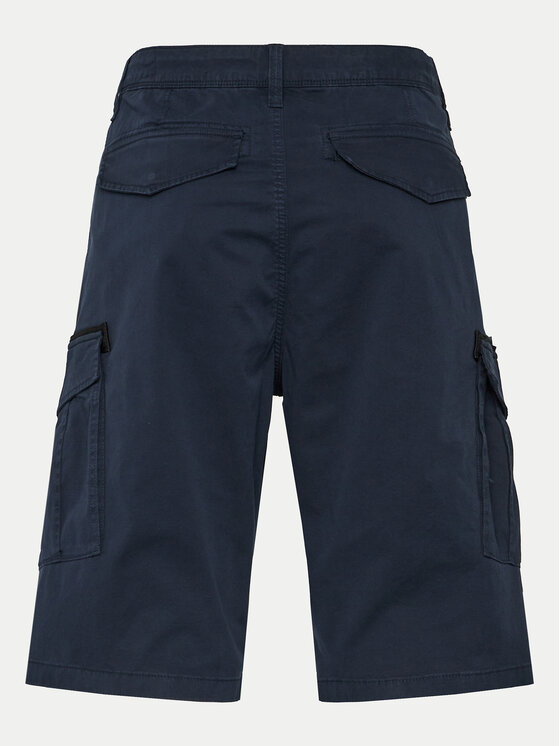 s.Oliver s.Oliver Шорти от плат 2141741 Тъмносин Regular Fit