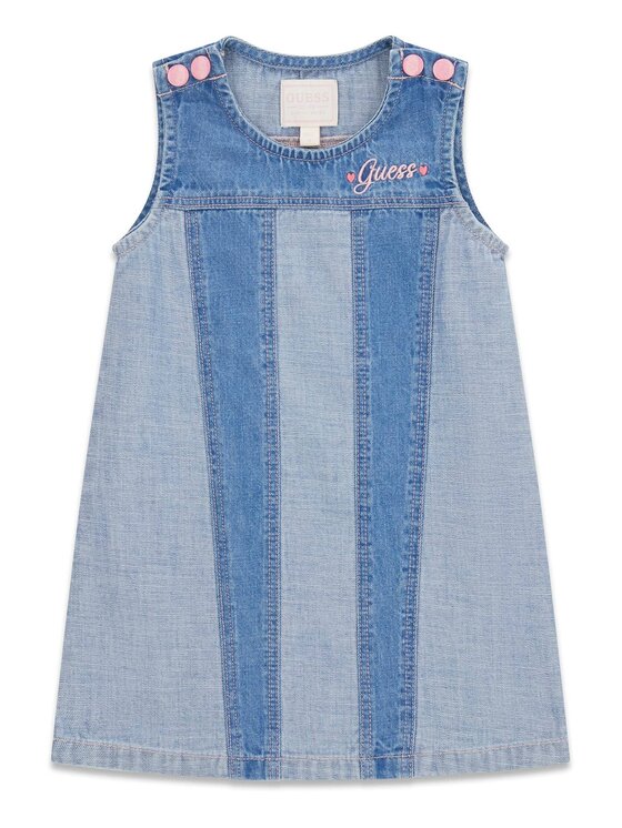 Guess Kids Guess Kids Sukienka codzienna 182362 Niebieski Classic Fit