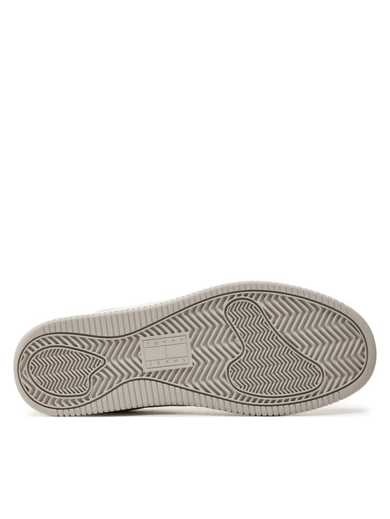 Tommy Jeans Tommy Jeans Laisvalaikio batai Tjw Retro Basket Total Logo EN0EN02606 Écru