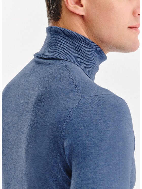 Pako Lorente Pako Lorente Sweter P25WN-2X-032 Niebieski Classic Fit