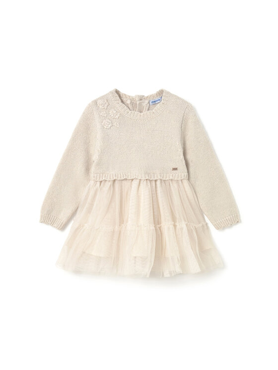 Mayoral Mayoral Elegantes Kleid 2905 Écru Regular Fit