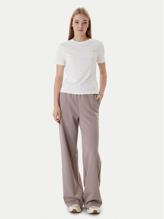 Guess Guess Marškinėliai V6RI17 KD741 Écru Regular Fit