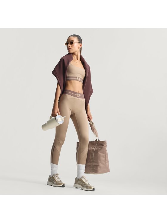 adidas adidas Legginsy 152105 Brązowy Fitted Fit