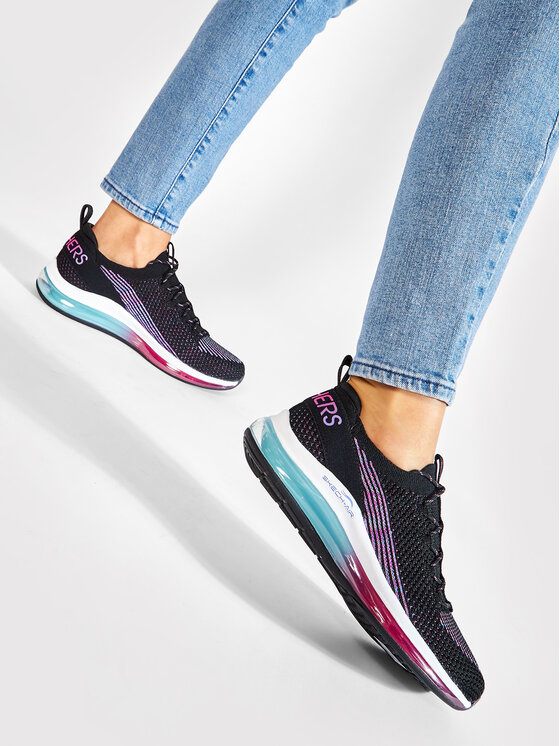 Skechers Skechers Sneakersy Boss Lady 149401/BKMT Czarny