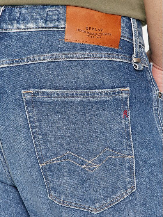REPLAY Replay Blugi M1030Q.000.773 Albastru Relaxed Fit