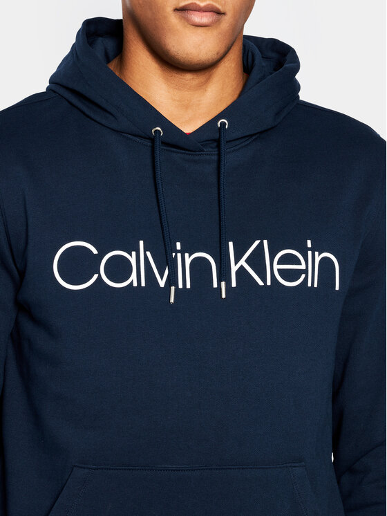 Calvin Klein Calvin Klein Bluza Logo K10K104060 Granatowy Regular Fit