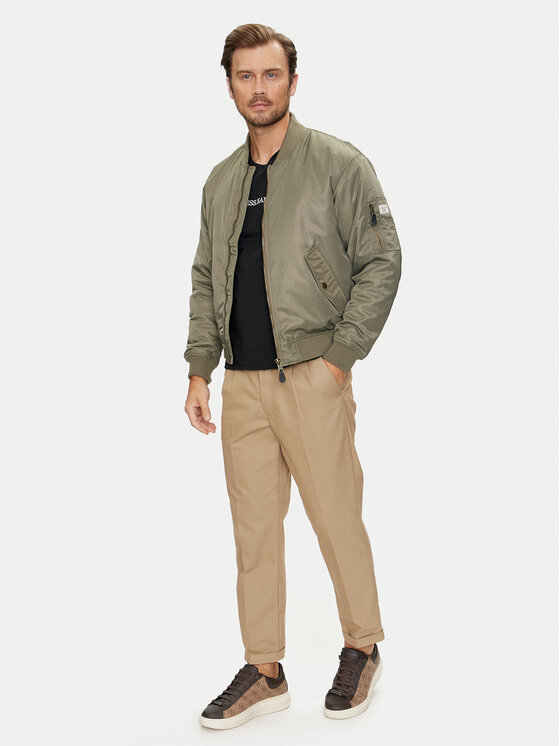 Guess Jeans Guess Jeans Bomber jakna M4YL01 WG932 Khaki Regular Fit