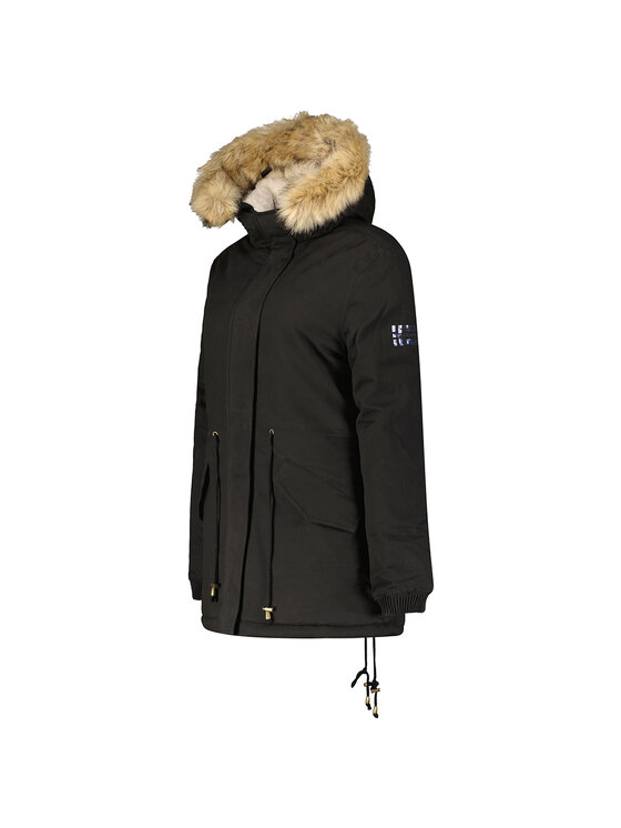 Geographical Norway Geographical Norway Parka WQ833F/GN-BLACK Czarny Reglan Fit