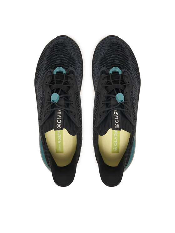 Clarks Clarks Sneakersy Pace Rise 26187370 Czarny