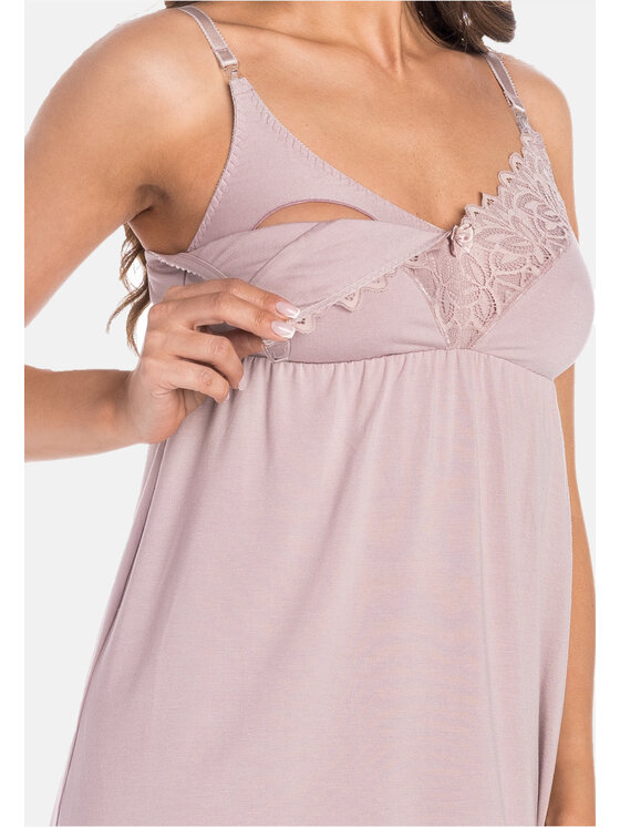 Teyli Teyli Szlafrok 298 Brązowy Standard Fit