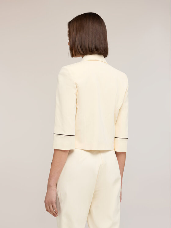 Motivi Motivi Giacca di transizione Q073Q001095N011 Bianco Regular Fit