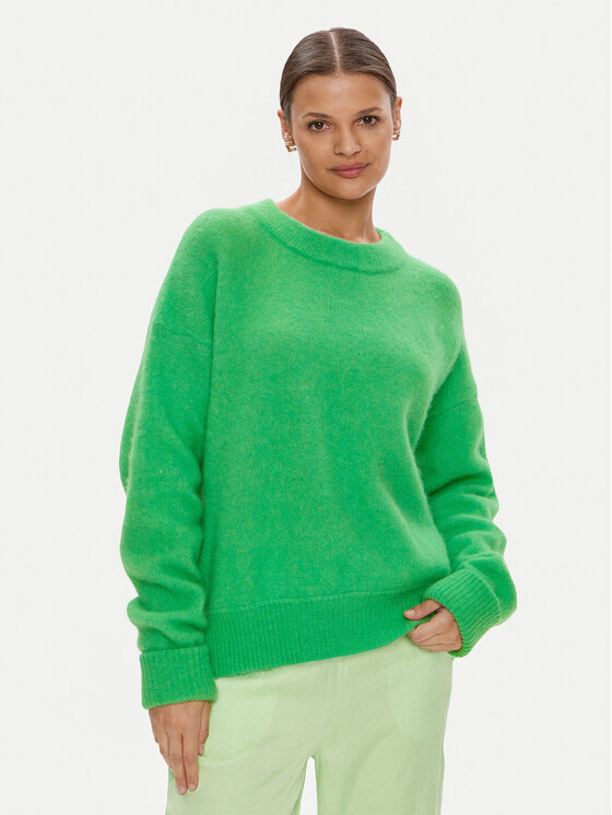 American Vintage Pulover Vitow VITO18EE24 Verde Regular Fit