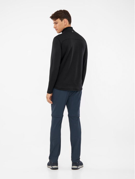Viking Viking Bluza Admont Full Zip Man Czarny Regular Fit