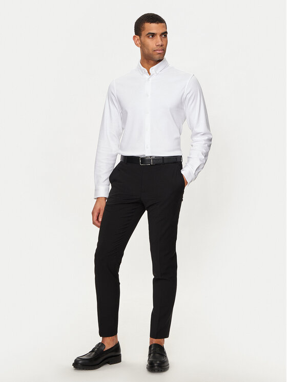 Calvin Klein Calvin Klein Πουκάμισο K10K113339 Λευκό Slim Fit