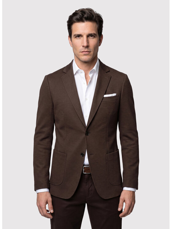 Pako Lorente Pako Lorente Marynarka P26WN-3X-022 Brązowy Slim Fit