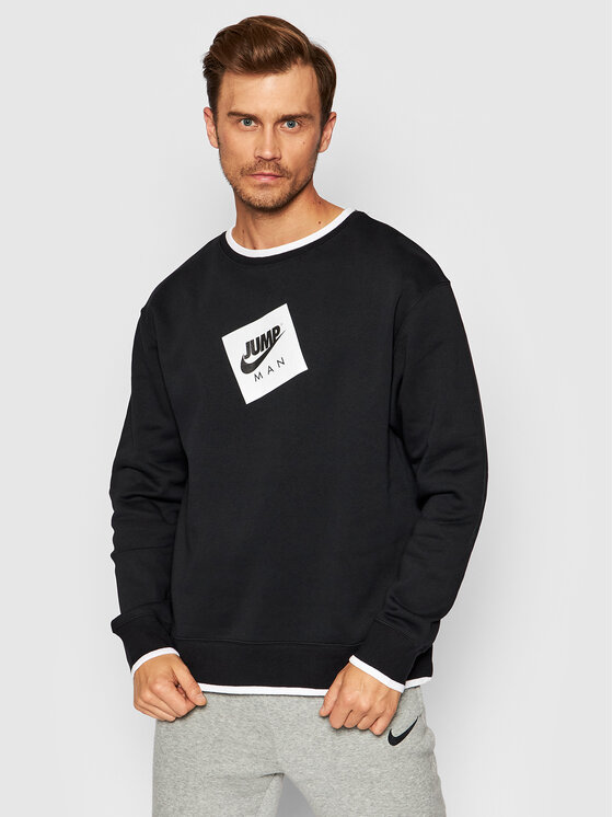 Nike Nike Majica dugih rukava Jordan Jumpman Classics CV2370 Crna Standard Fit