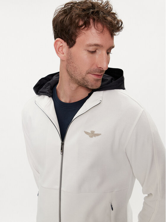 Aeronautica Militare Aeronautica Militare Majica dugih rukava 241FE1867P329 Écru Regular Fit