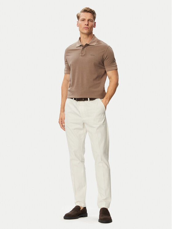 BOSS BOSS Чино панталони Kaiton1 50543945 Кремав Regular Fit