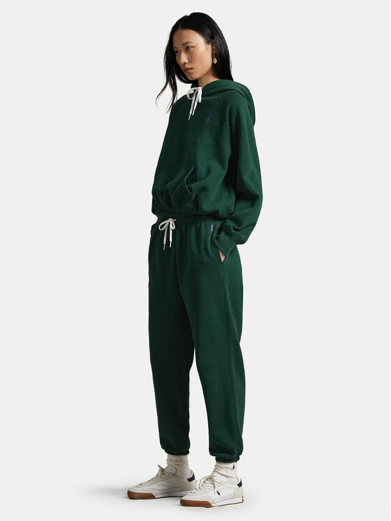 Polo Ralph Lauren Polo Ralph Lauren Teplákové kalhoty 211971700005 Zelená Tapered Fit