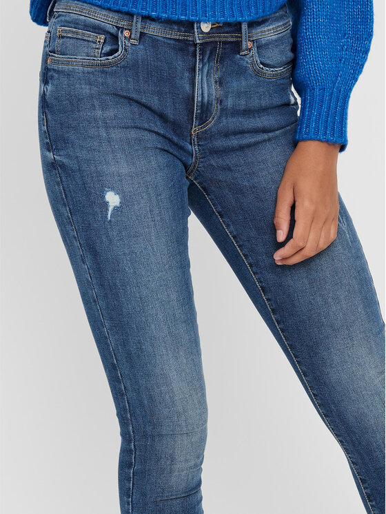 ONLY ONLY Jeansy Wauw 15219241 Modrá Skinny Fit