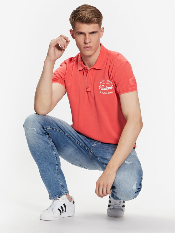 Blend Polo 20715182 Sarkans Regular Fit | Modivo.lv
