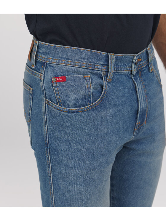Lee Cooper Lee Cooper Jeansy JEANS M LC7504 7830 LIGHT WASH Niebieski Tapered Fit