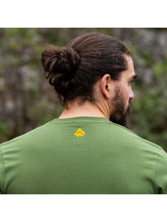 Alpinus Alpinus T-Shirt Patkhor Zielony Regular Fit