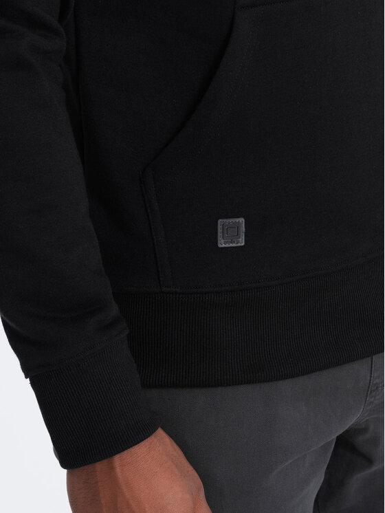 Ombre Ombre Mikina OM-SSBN-0120 Černá Regular Fit