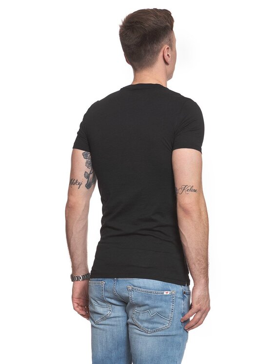 Mustang Mustang T-Shirt AARON C Czarny Slim Fit