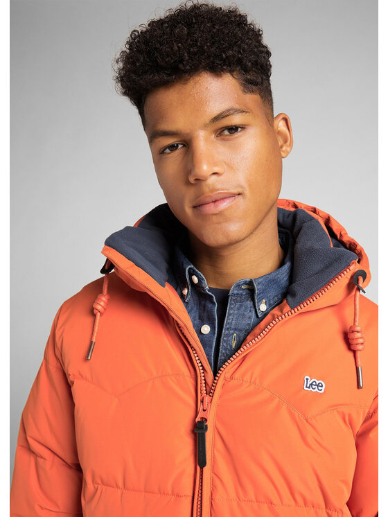 Lee Lee Giubbotto invernale PUFFER JACKET Arancione Regular Fit