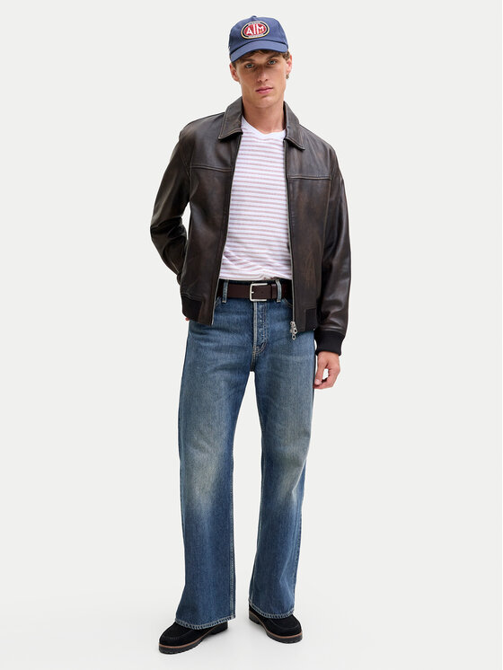 Jack & Jones Jack & Jones Jeansy Toby Original 12288238 Niebieski Flared Fit