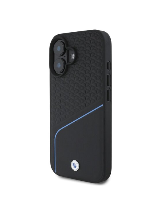 BMW Motorsport BMW Motorsport Etui na telefon Sign Leather Textured And Line Czarny