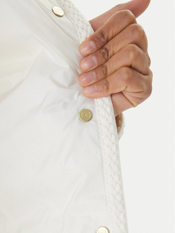 Tommy Hilfiger Tommy Hilfiger Pernata jakna WW0WW49660 Bijela Regular Fit