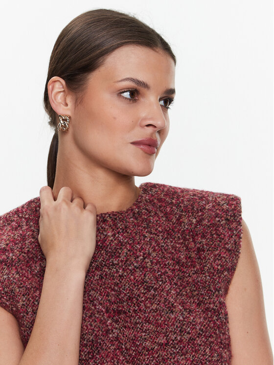 Remain Remain Top Cilie RM1840 Bordo rdeča Regular Fit