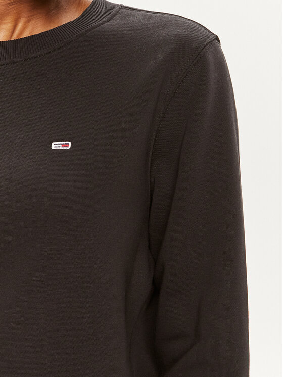 Tommy Jeans Tommy Jeans Felpa Flag DW0DW19726 Nero Regular Fit