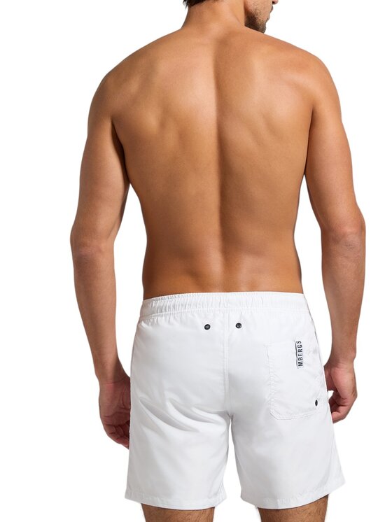 Bikkembergs Bikkembergs Costume da bagno costume - Bikkembergs - side lines Bianco Regular Fit