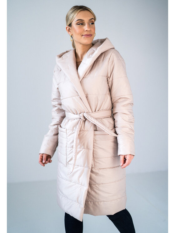 FIGL FIGL Παλτό M929 Μπεζ Regular Fit