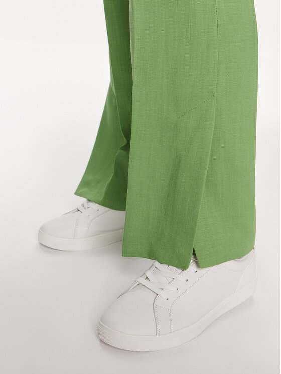 BOSS Boss Bavlnené nohavice Terela 50511972 Zelená Slim Fit
